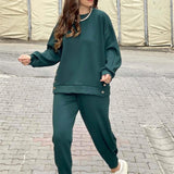 Moderner Zweiteiler mit Oversize Pullover & Joggerhose – Lässiger Komfort Look
