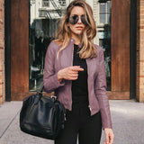 Moderne Damen Bikerjacke mit urbanem Chic und zeitlosem Design
