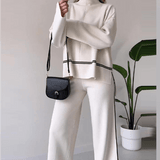 Elegantes Zweiteiler Set mit Pullover und Hose – Moderner Freizeitlook