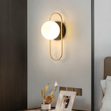 Moderne Kugel Wandleuchte – Elegante LED Wandlampe im Gold Design