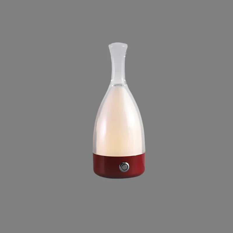 LED Tischlampe in Flaschenform – Wiederaufladbare Designleuchte