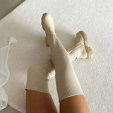 Charlotte | Stretch Strickstiefel Zendoo.de