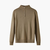 Weston | Half Zip Stehkragen Herrenpullover aus Merinowolle