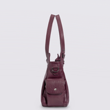 City-Handtasche mit Crossbody-Option und praktischen Fächern