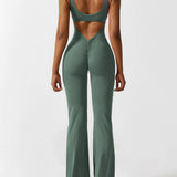 Sienna | Rückenfreier Flare-Jumpsuit