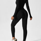 Lina | Nahtloser Full-Zip Bodysuit