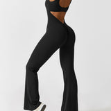 Sienna | Rückenfreier Flare-Jumpsuit
