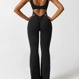 Sienna | Rückenfreier Flare-Jumpsuit