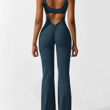 Sienna | Rückenfreier Flare-Jumpsuit