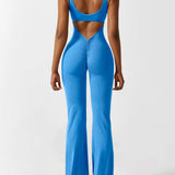 Sienna | Rückenfreier Flare-Jumpsuit