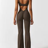Sienna | Rückenfreier Flare-Jumpsuit