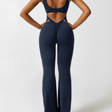 Sienna | Rückenfreier Flare-Jumpsuit