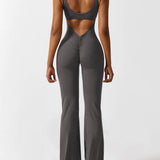 Sienna | Rückenfreier Flare-Jumpsuit