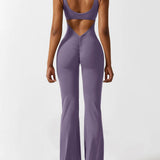 Sienna | Rückenfreier Flare-Jumpsuit