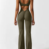 Sienna | Rückenfreier Flare-Jumpsuit