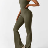 Sienna | Rückenfreier Flare-Jumpsuit