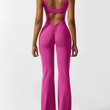 Sienna | Rückenfreier Flare-Jumpsuit